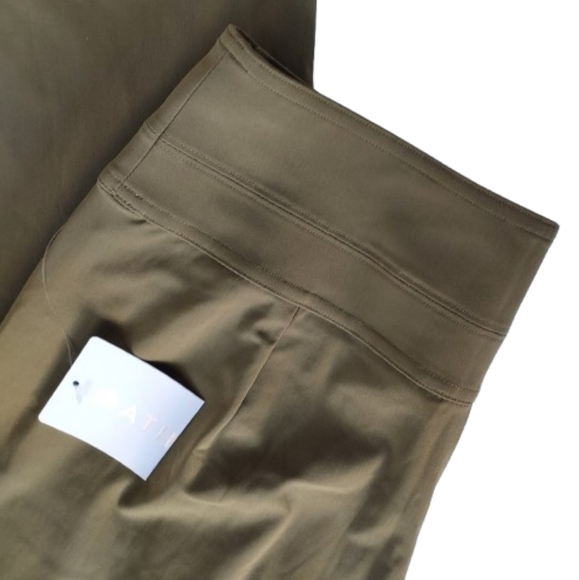 Athleta Cosmic Wide Leg Pant Size 6 Olive Track Travel Outdoors NEW NWT - Picture 5 of 13
